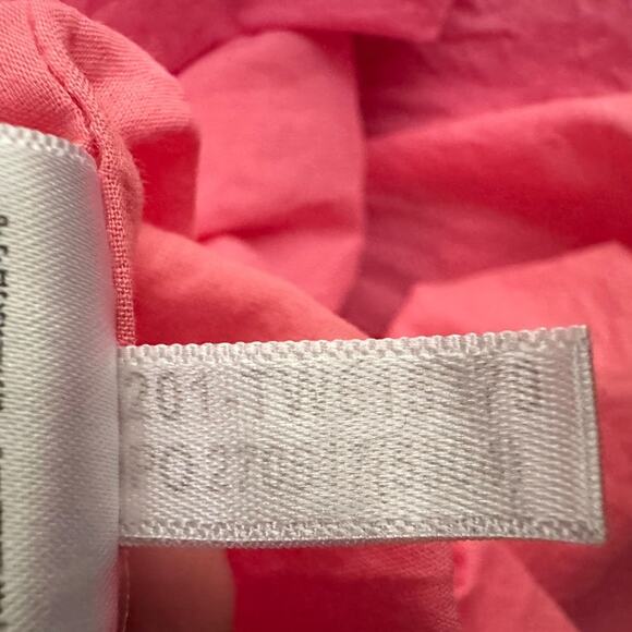 Tommy Bahama Pink Linen Shift Dress Large Sleeveless Pockets Lined Beach Resort - Picture 9 of 11